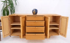 Solid Birds Eye Curly Maple All Dovetailed Artists Signed Sideboard Server MINT!