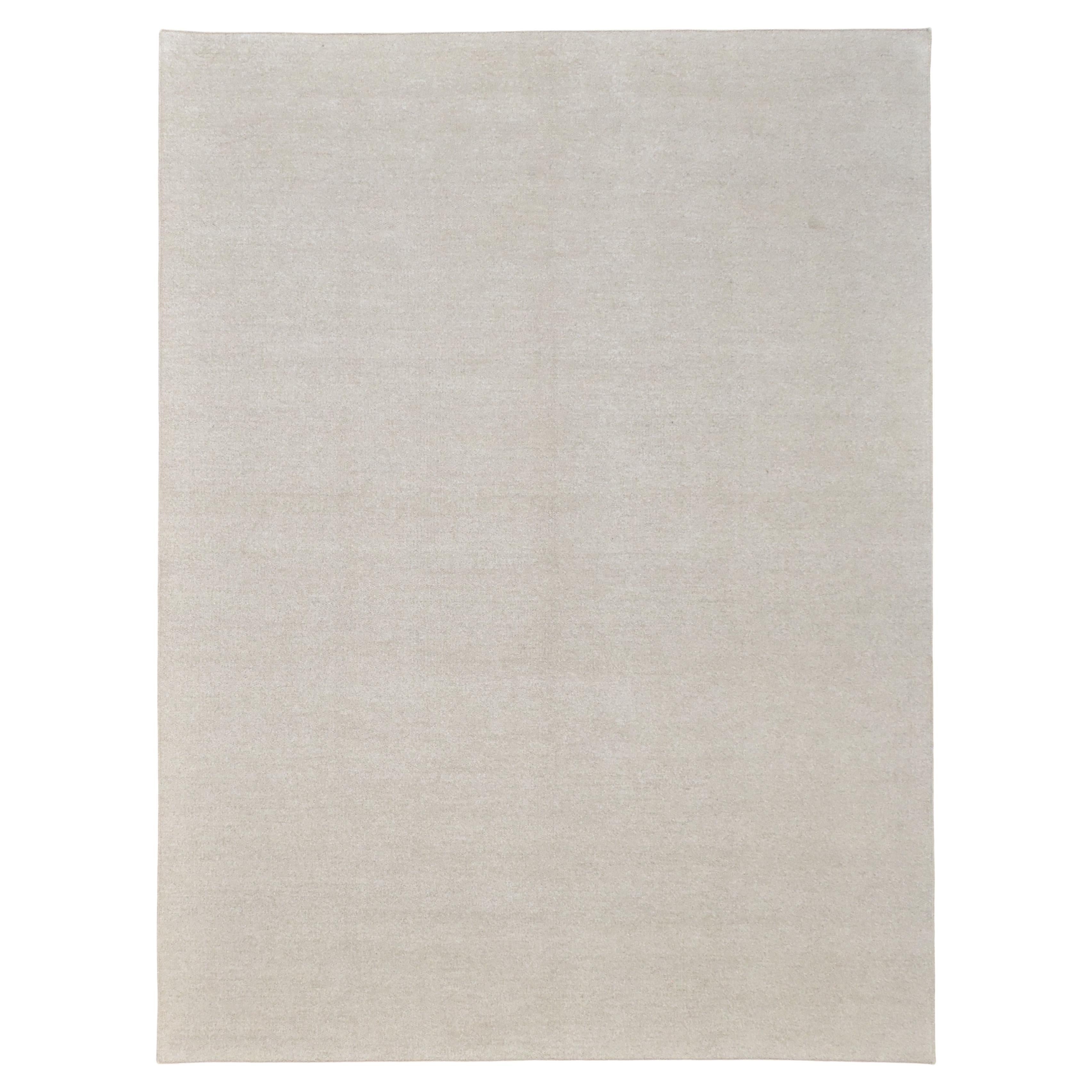 Solid Boucle Mohair Wool Rug 9’1”x12’