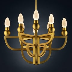 Solid Brass Adelphi Outdoor Pendant Chandelier by Elisterno