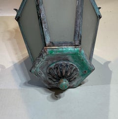 Solid Brass and Bronze Hanging Lantern