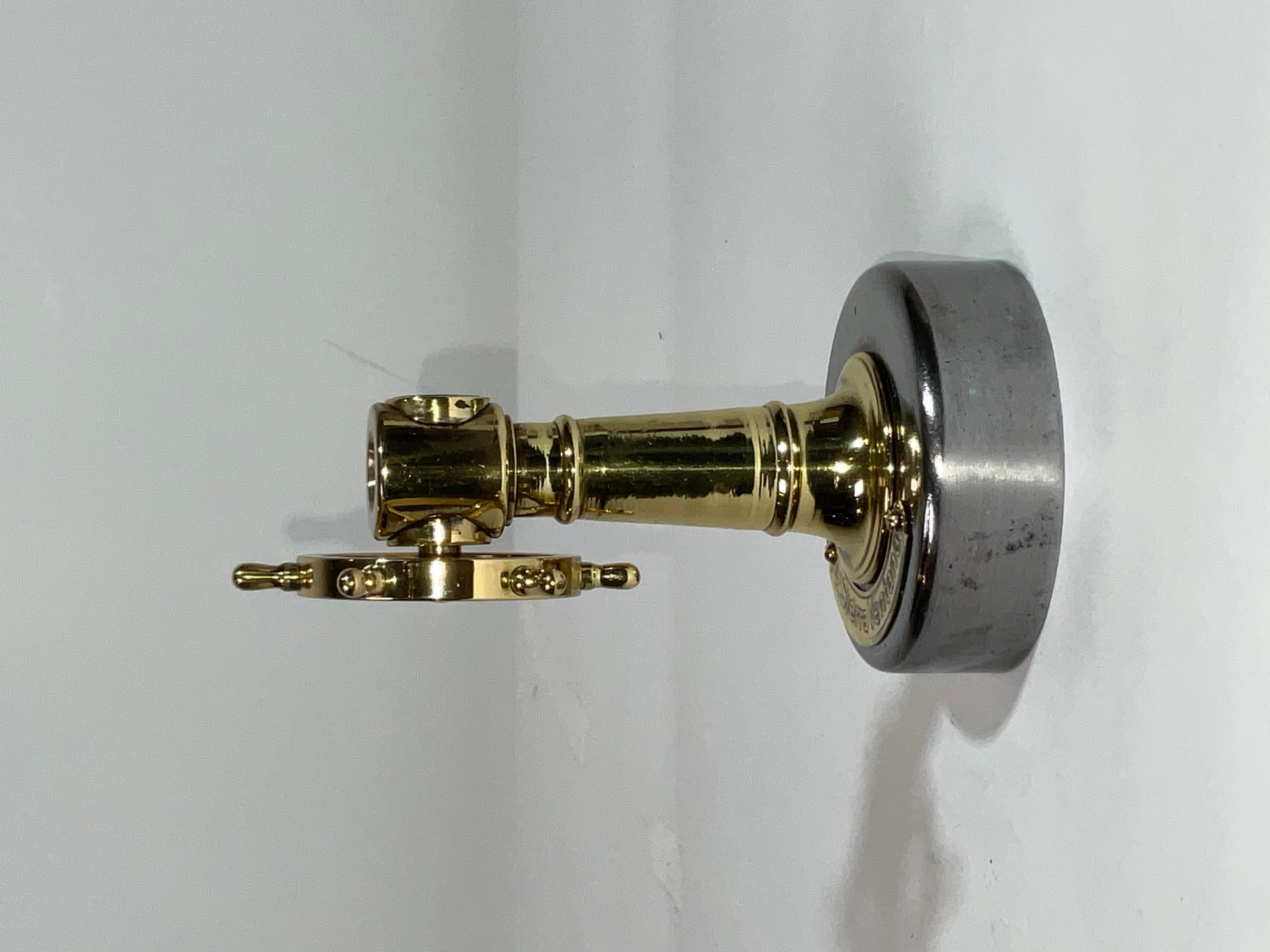 Solid Brass Antique Ship Wheel Cigar Cutter For Sale 1