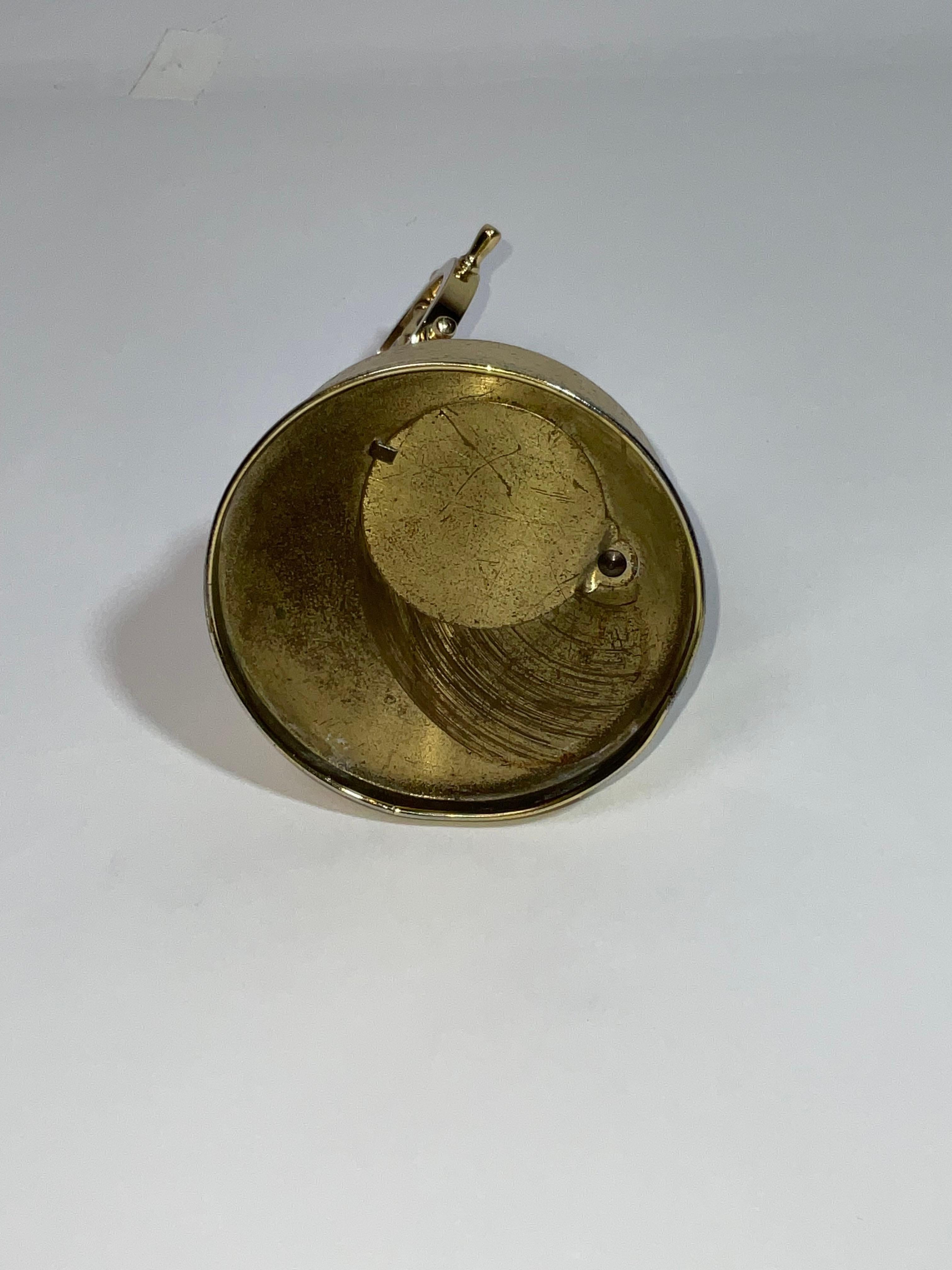 Solid Brass Antique Ship Wheel Cigar Cutter im Angebot 3