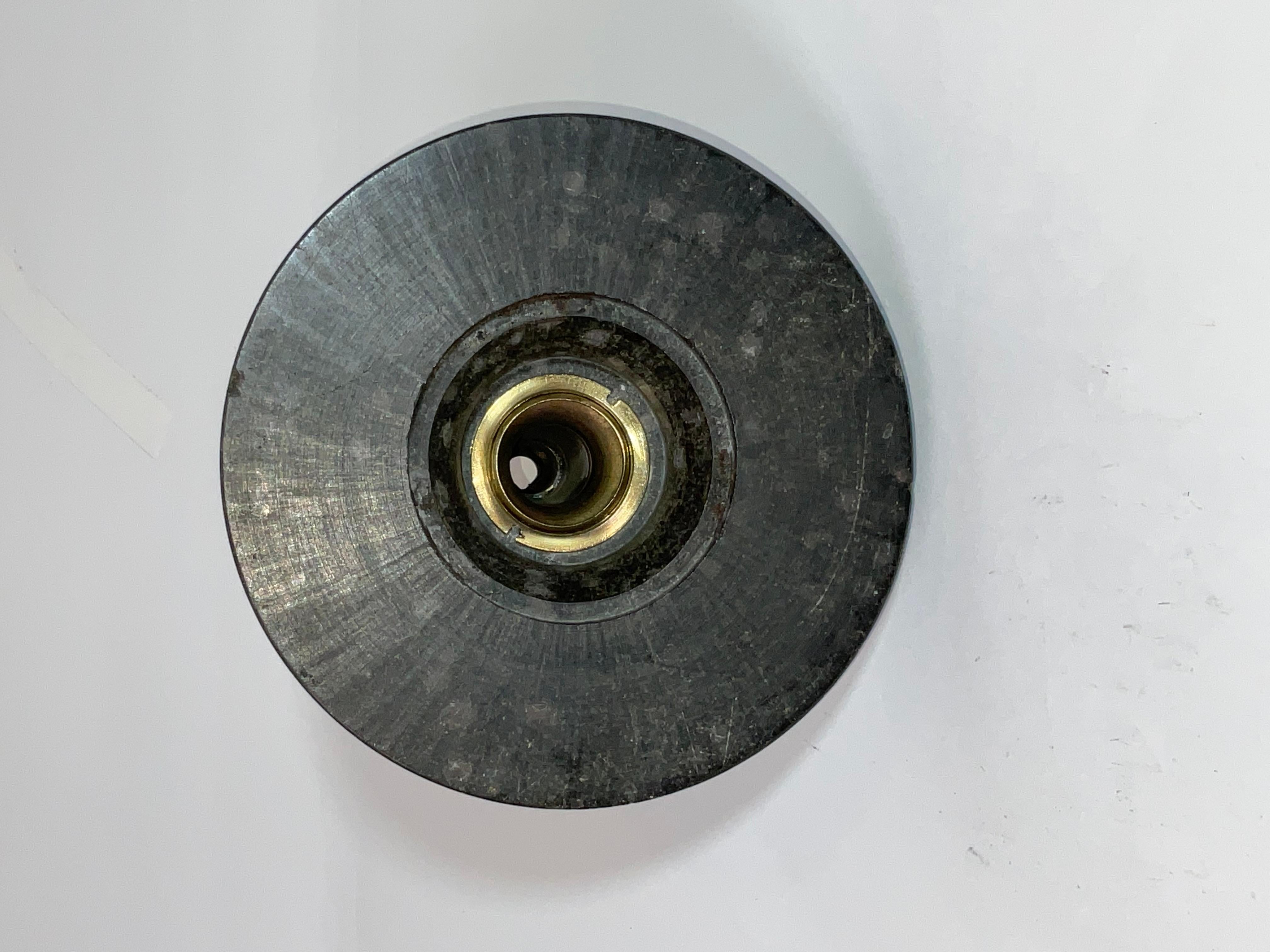 Solid Brass Antique Ship Wheel Cigar Cutter For Sale 4