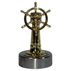 Solid Brass Antique Ship Wheel Cigar Cutter