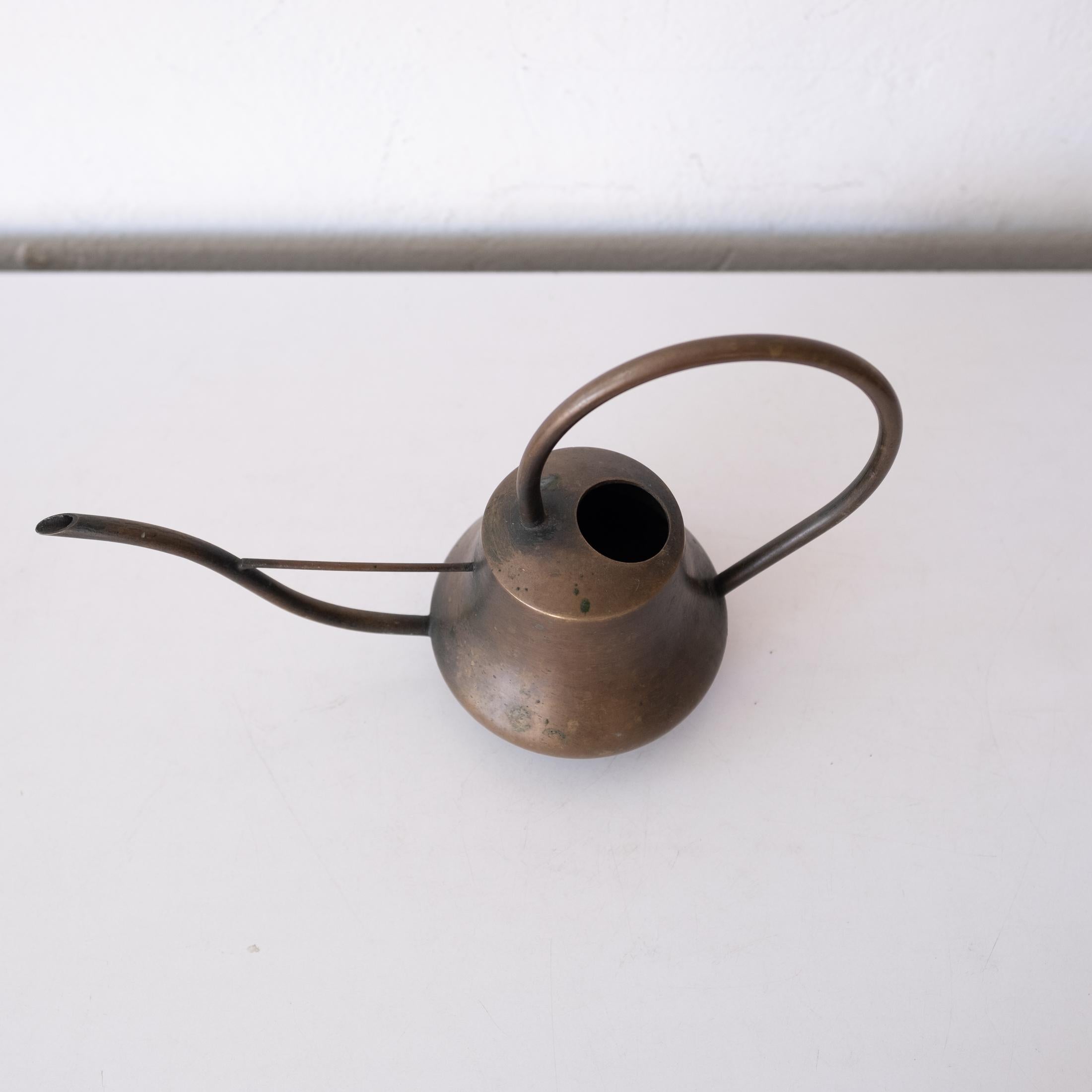 Solid Brass Bauhaus Watering Can Signed 2