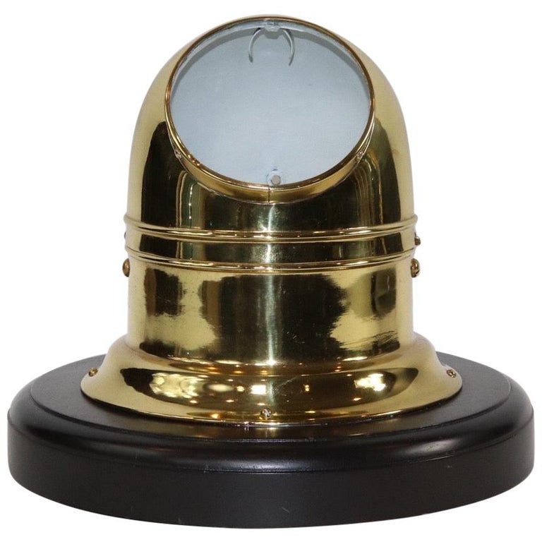 Solid Brass Boat Binnacle Compass For Sale at 1stDibs