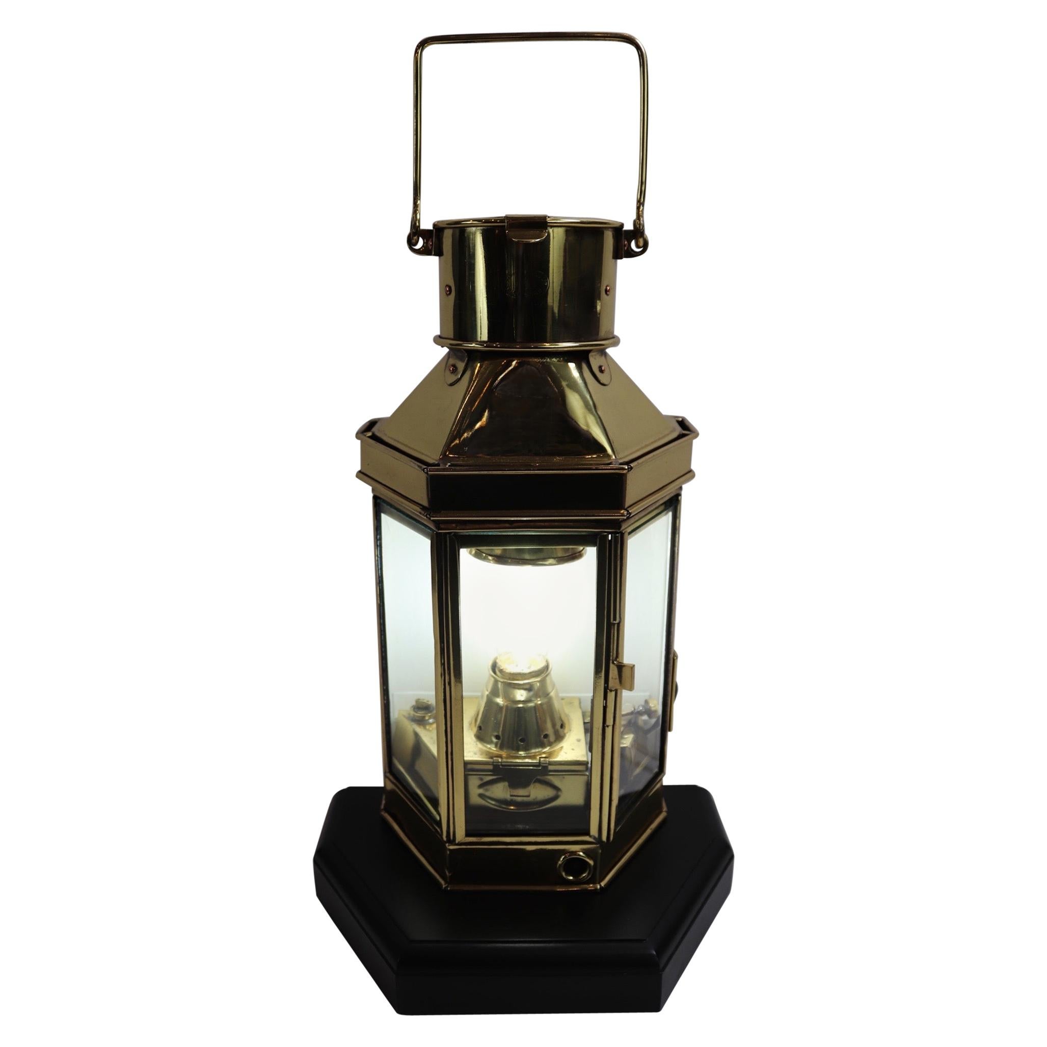 Solid Brass Boat Cabin Lantern by Bulpitt