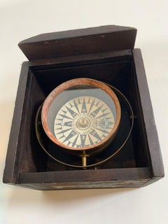 Solid Brass Boat Compass by "Thaxter & Son"