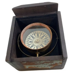 Solid Brass Boat Compass by "Thaxter & Son"