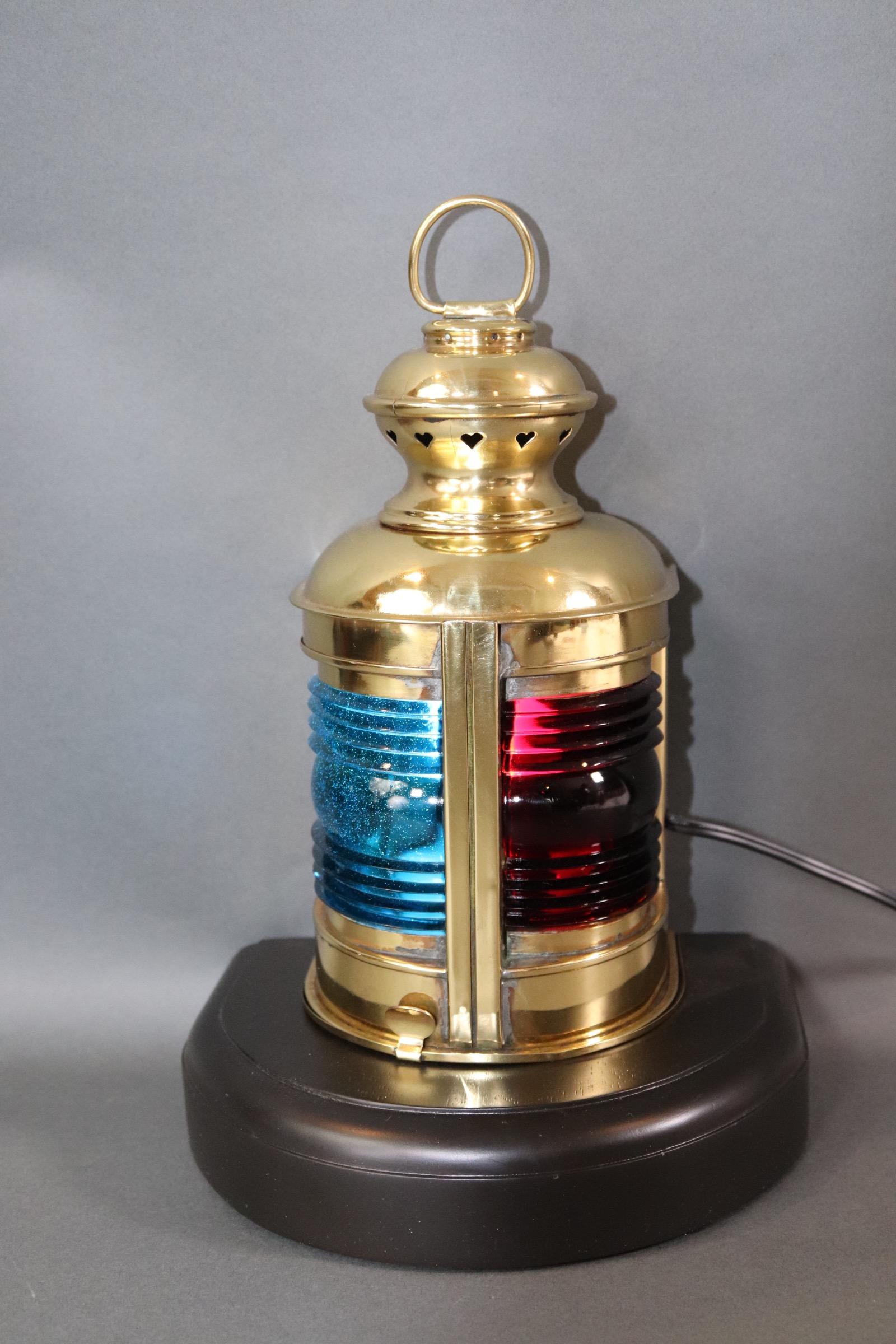 Solid Brass Boat Lantern from Bow 2