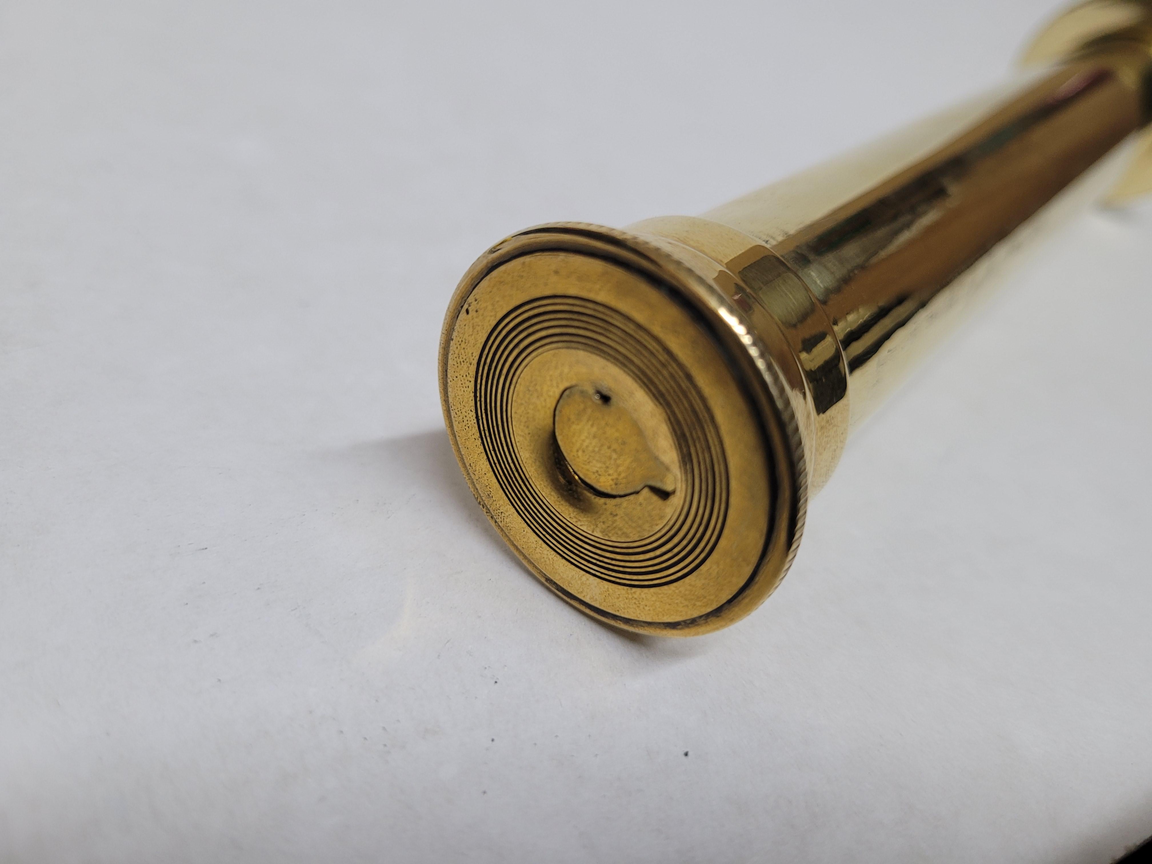 Solid Brass Captains Telescope For Sale 5