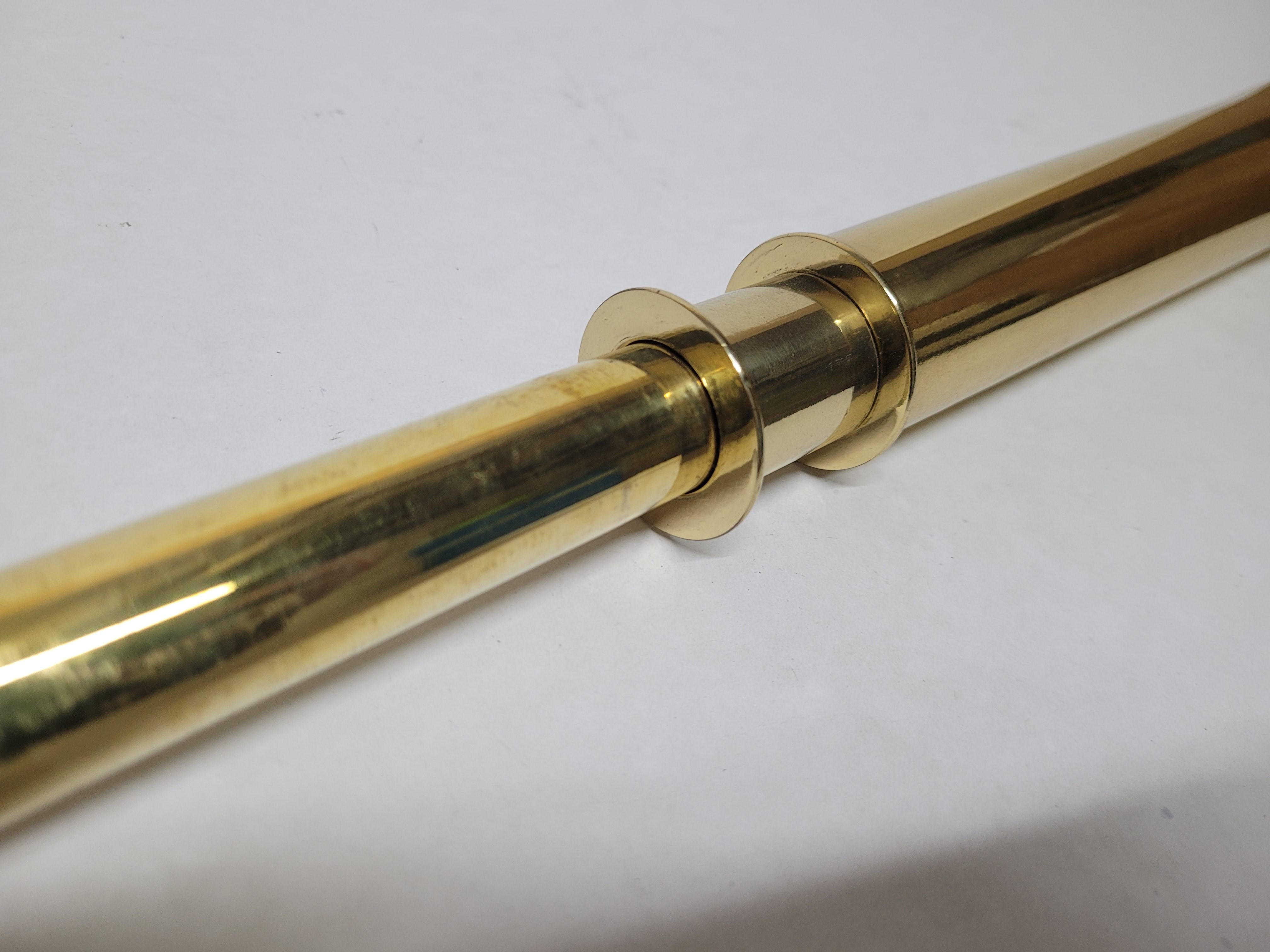 Solid Brass Captains Telescope For Sale 6