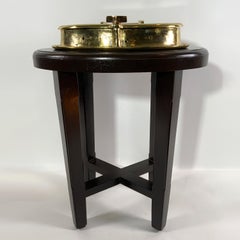 Solid Brass Catboat Porthole Table