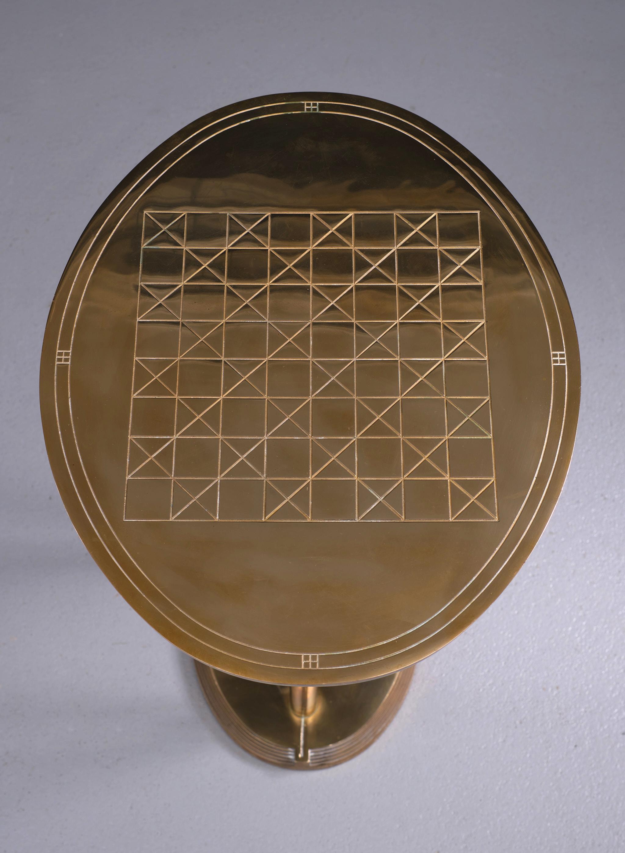 Late 20th Century Solid Brass Chest Table Peter Ghyczy, 1970s 