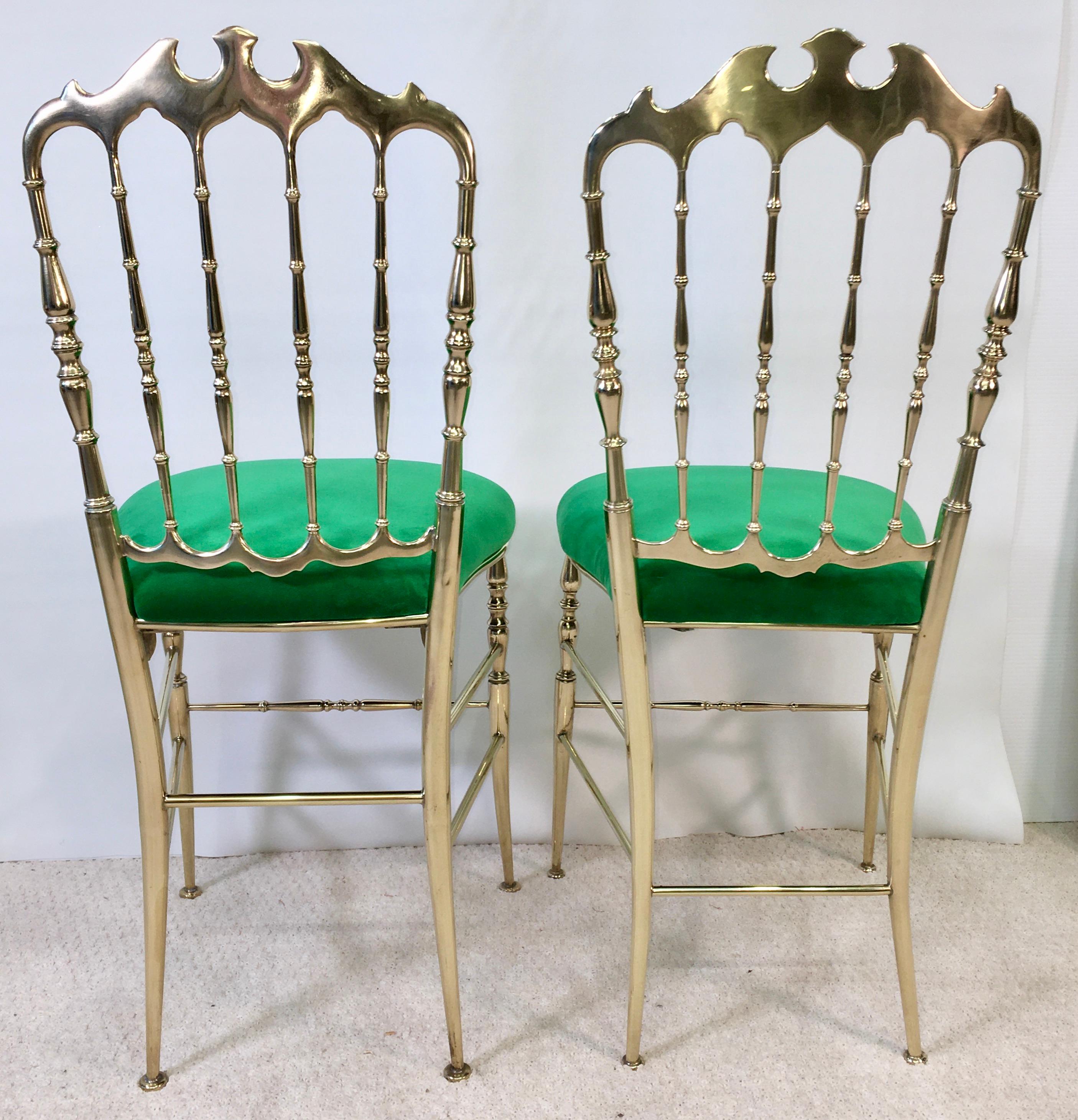 Solid Brass Chiavari Chairs 'Five' 1