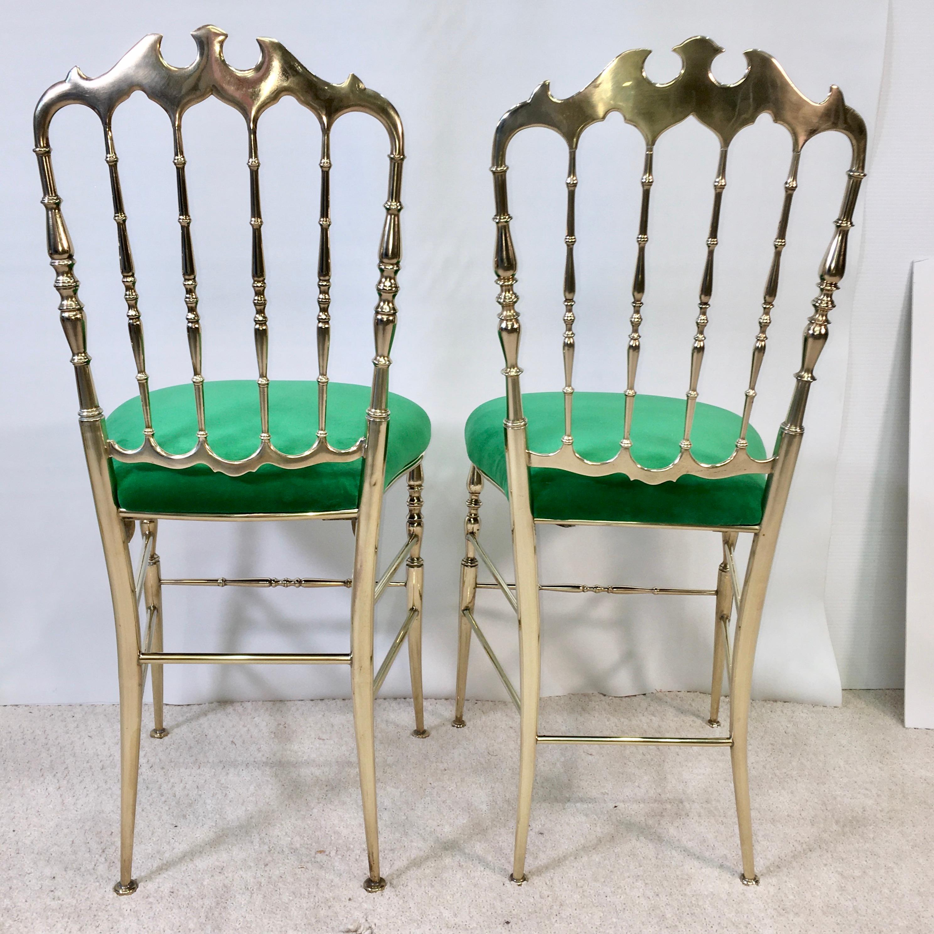 Solid Brass Chiavari Chairs 'Five' 2