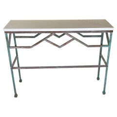 Solid Brass Console Or Hall Table