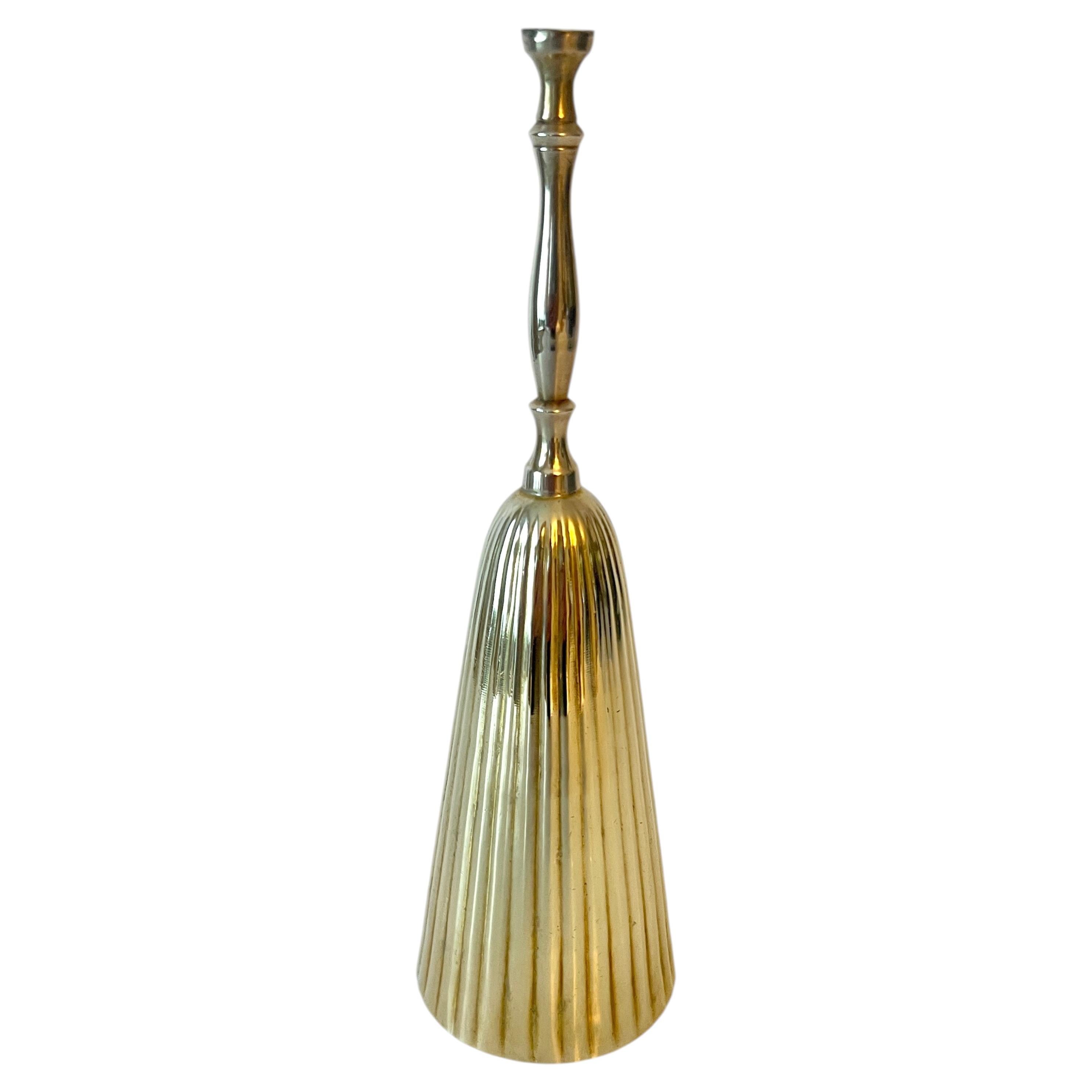 Solid Brass Decorative Candle Snuffer For Sale