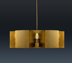 Solid Brass Dellintero Outdoor Chandelier by Elisterno