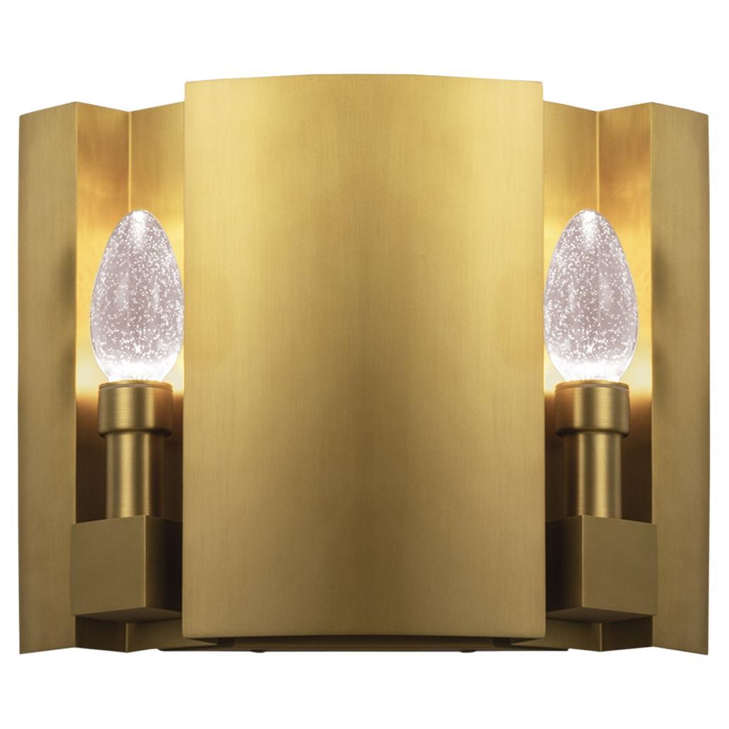 Solid Brass Dellintero Outdoor Sconce by Elisterno