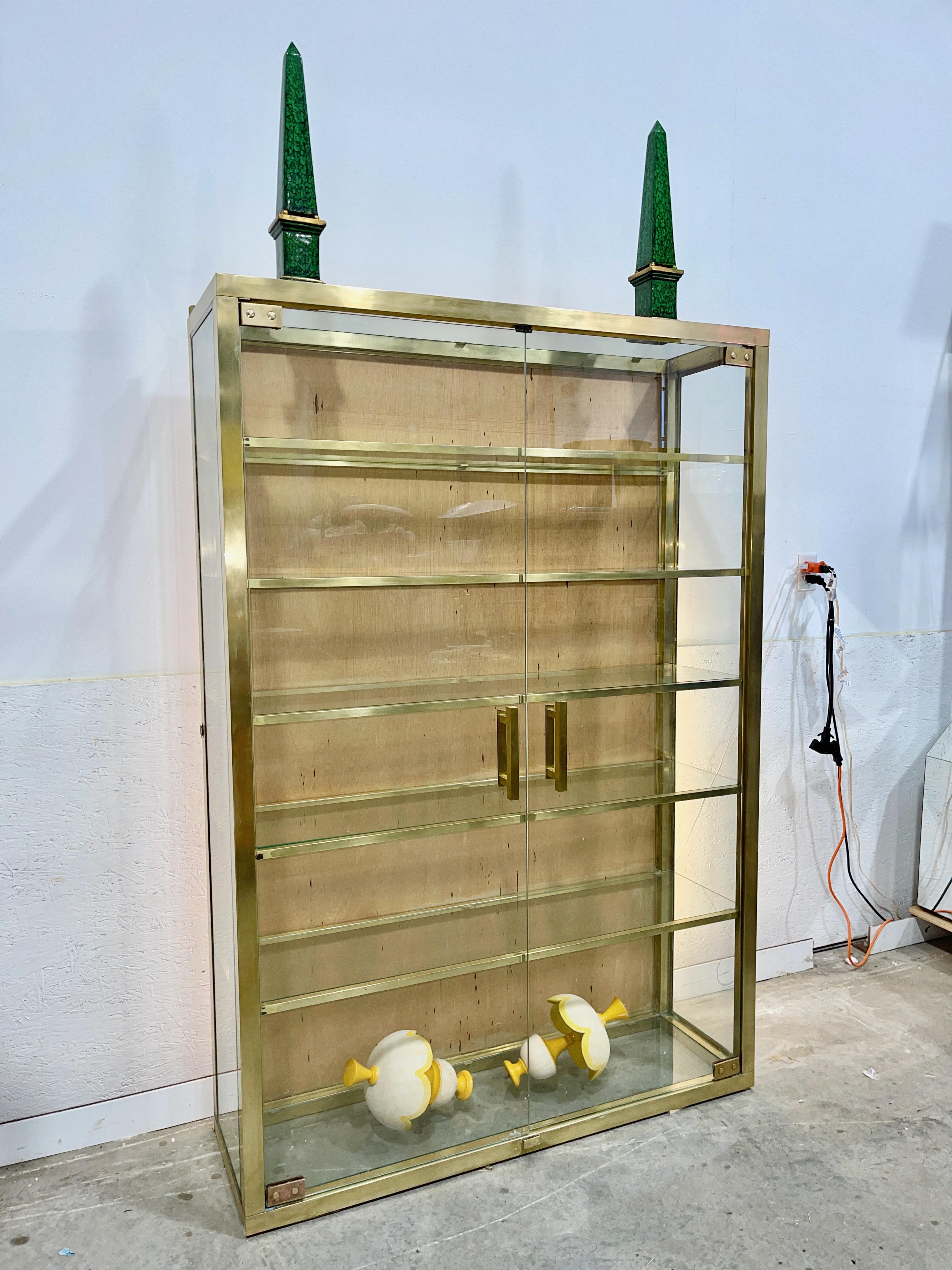 Solid Brass Display Vitrine 6