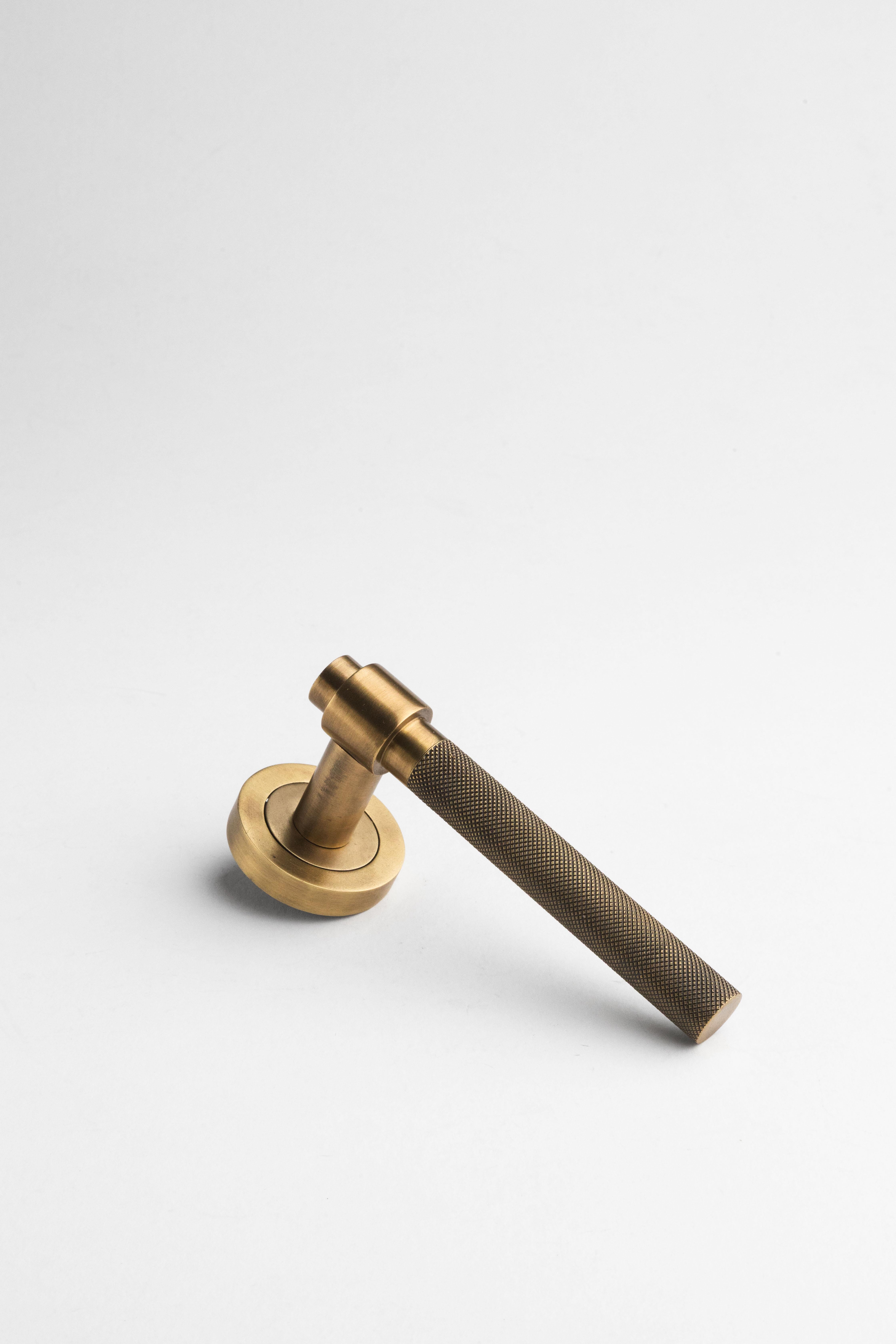 Moroccan Solid brass door handles - Art Deco collection For Sale