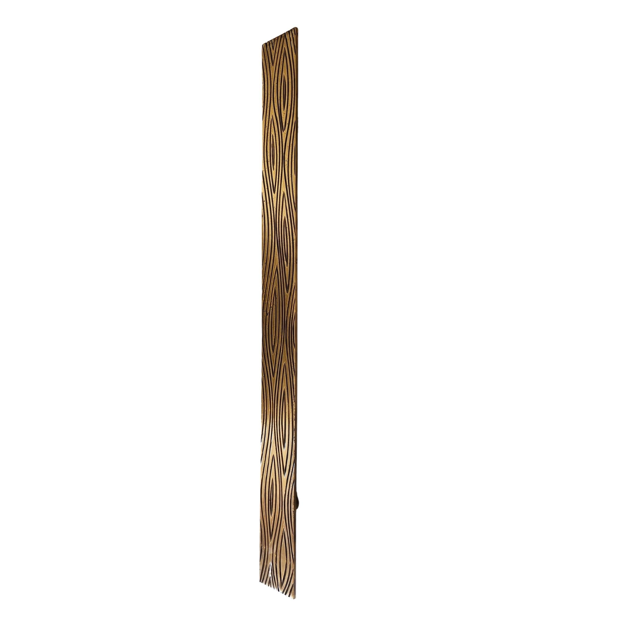 Organique Poignée de porte en laiton massif 70 cm - Collection Earth Prints en vente