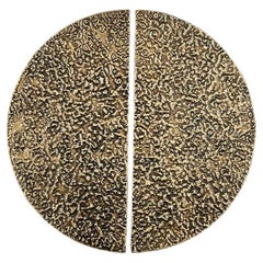 Poignée de porte en laiton massif PT/E/14 - Diamètre 20 cm