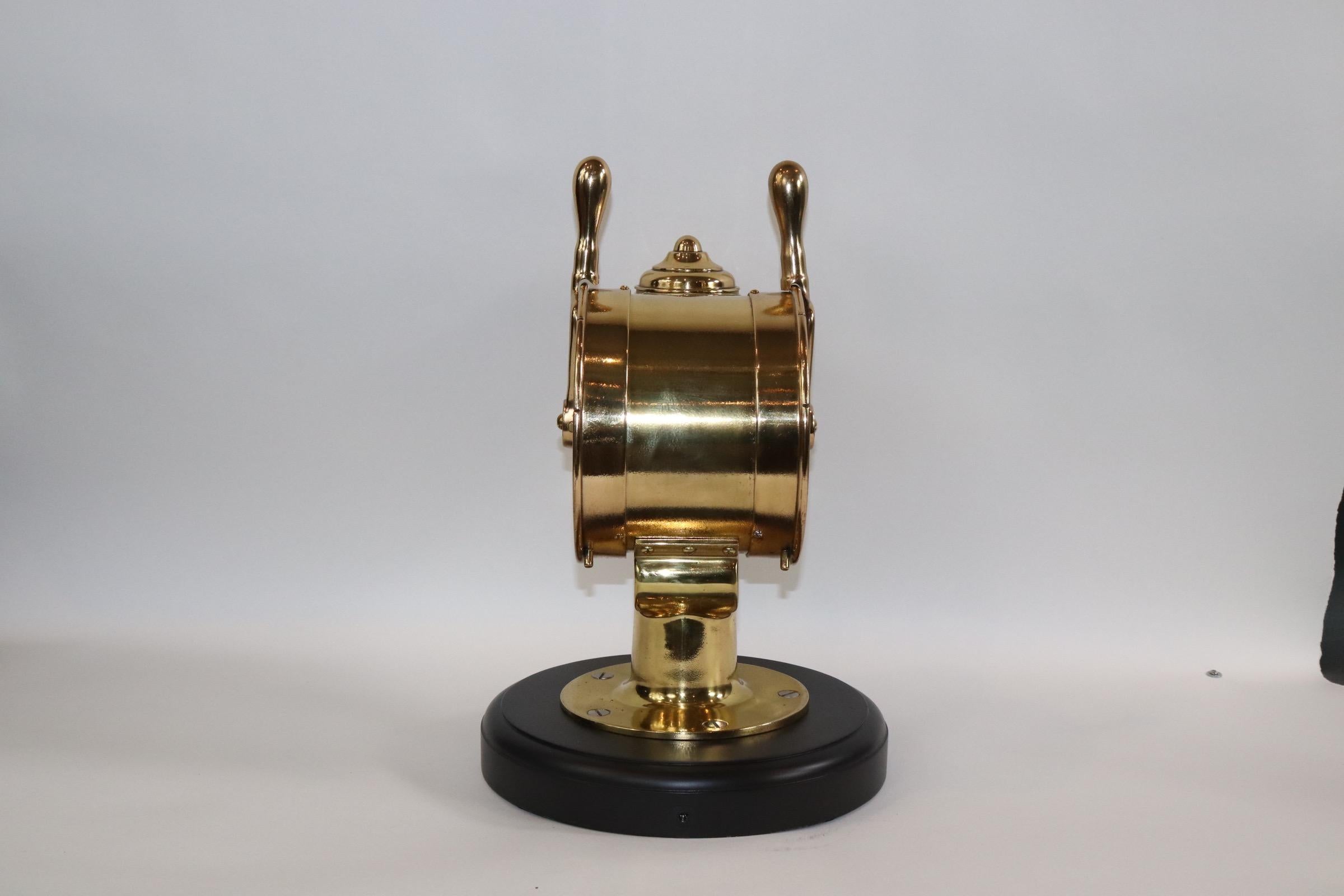 Mid-20th Century Solid Brass Engine Order Telegraph