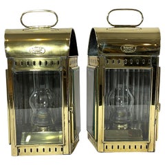 Solid Brass English Cabin Lanterns