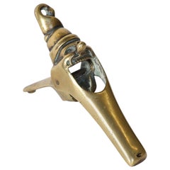 Antique Solid Brass English Nutcracker