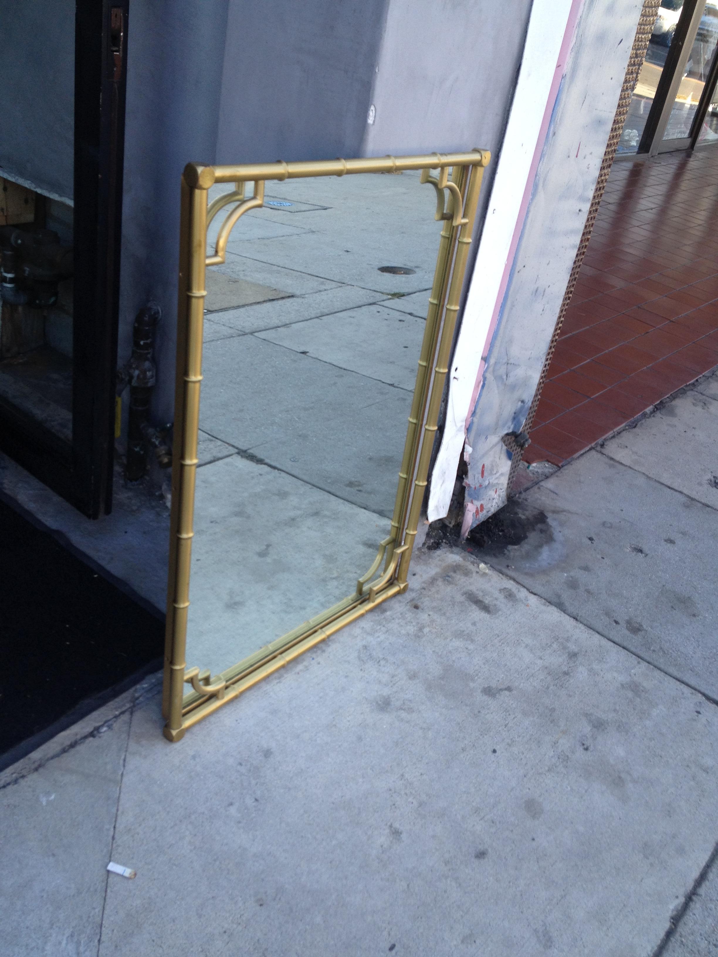 solid brass mirror