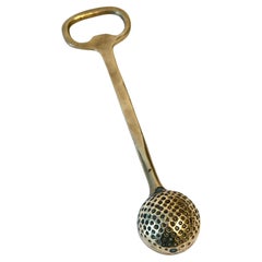 Solid Brass Golf Ball Bottle Opener