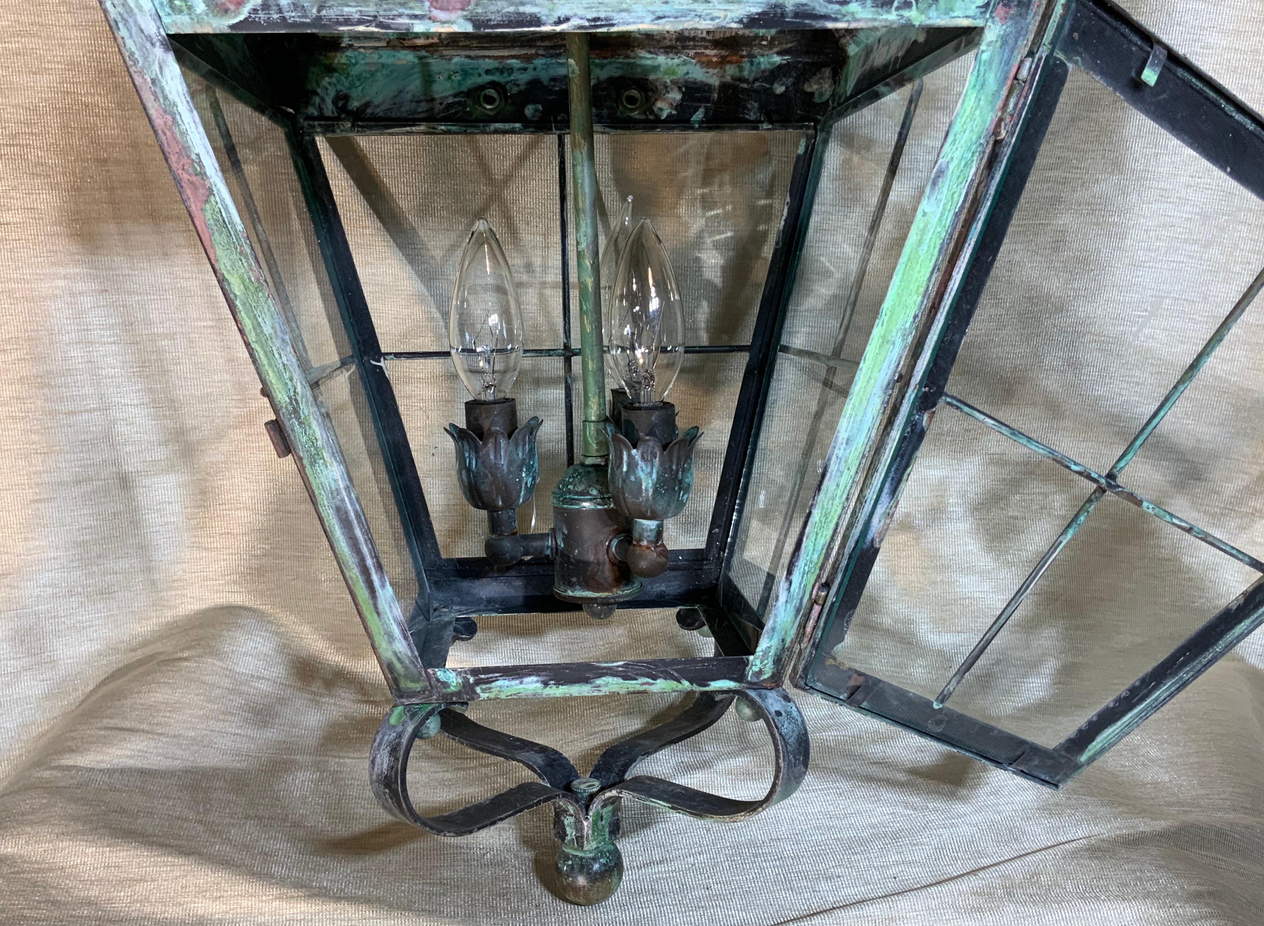 Solid Brass Handcrafted Hanging Lantern 2