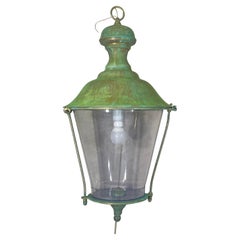 Massivem Messing hängende Laterne - 28" H x 15" W