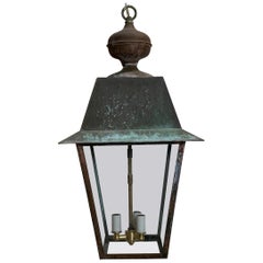 Solid Brass Hanging Lantern