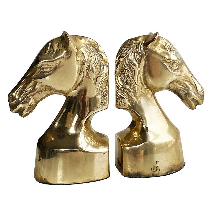 Bookshelves have a way of collecting everything that you can't seem to find a place for. It's time to restrategize. Add this pair of solid brass bookends to make it look intentional. Flank a stack of well-loved books between this equine pair and