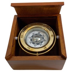 Retro Solid Brass Japanese Boat Compass