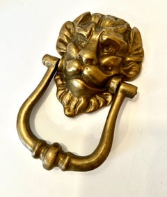 Solid Brass Lion Door Knocker