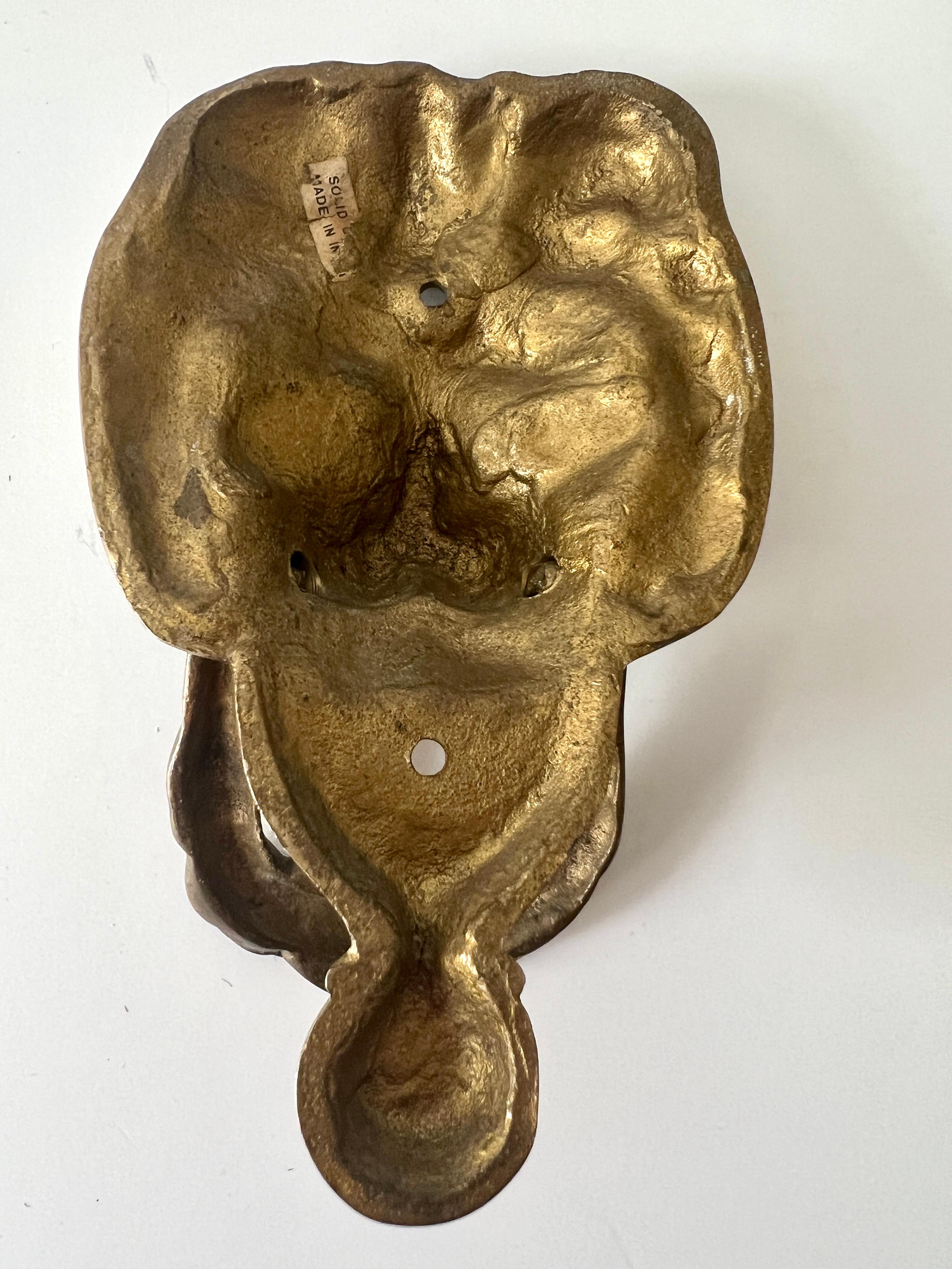 Lions are the most seen door knockers, and for good reason... 

Lions on front doors can symbolize wealth, power, and good fortune. They can also represent protection, safety, and a desire for success and happiness. 

Stay powerful, with good
