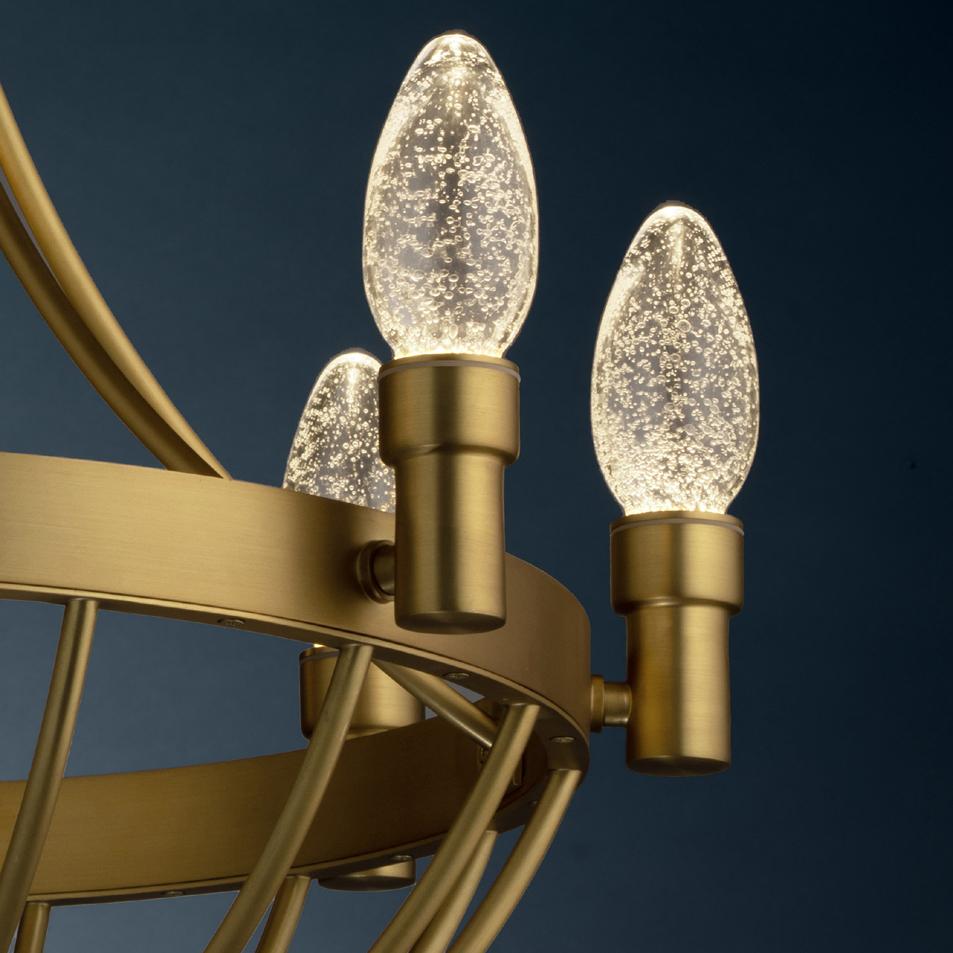 Chinese Solid Brass Lyceum Outdoor Pendant Chandelier by Elisterno For Sale
