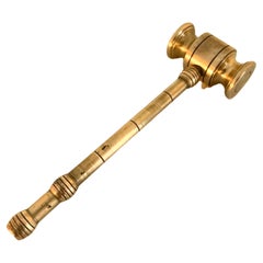 Solid Brass Mallet Paperweight