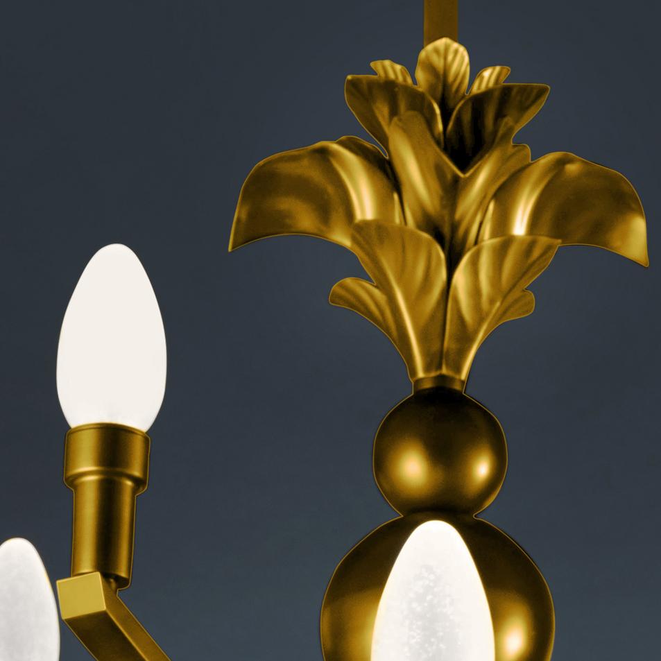 Cinese Lampadario per esterni Maluhia in ottone massiccio di Elisterno in vendita