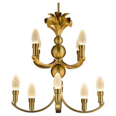 Solid Brass Maluhia Outdoor Pendant Chandelier by Elisterno