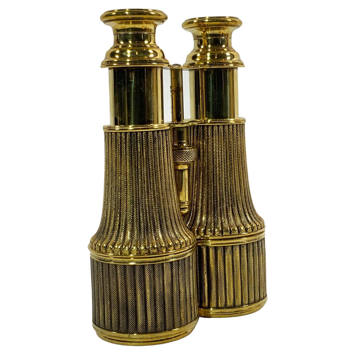 Solid Brass Marine Binoculars