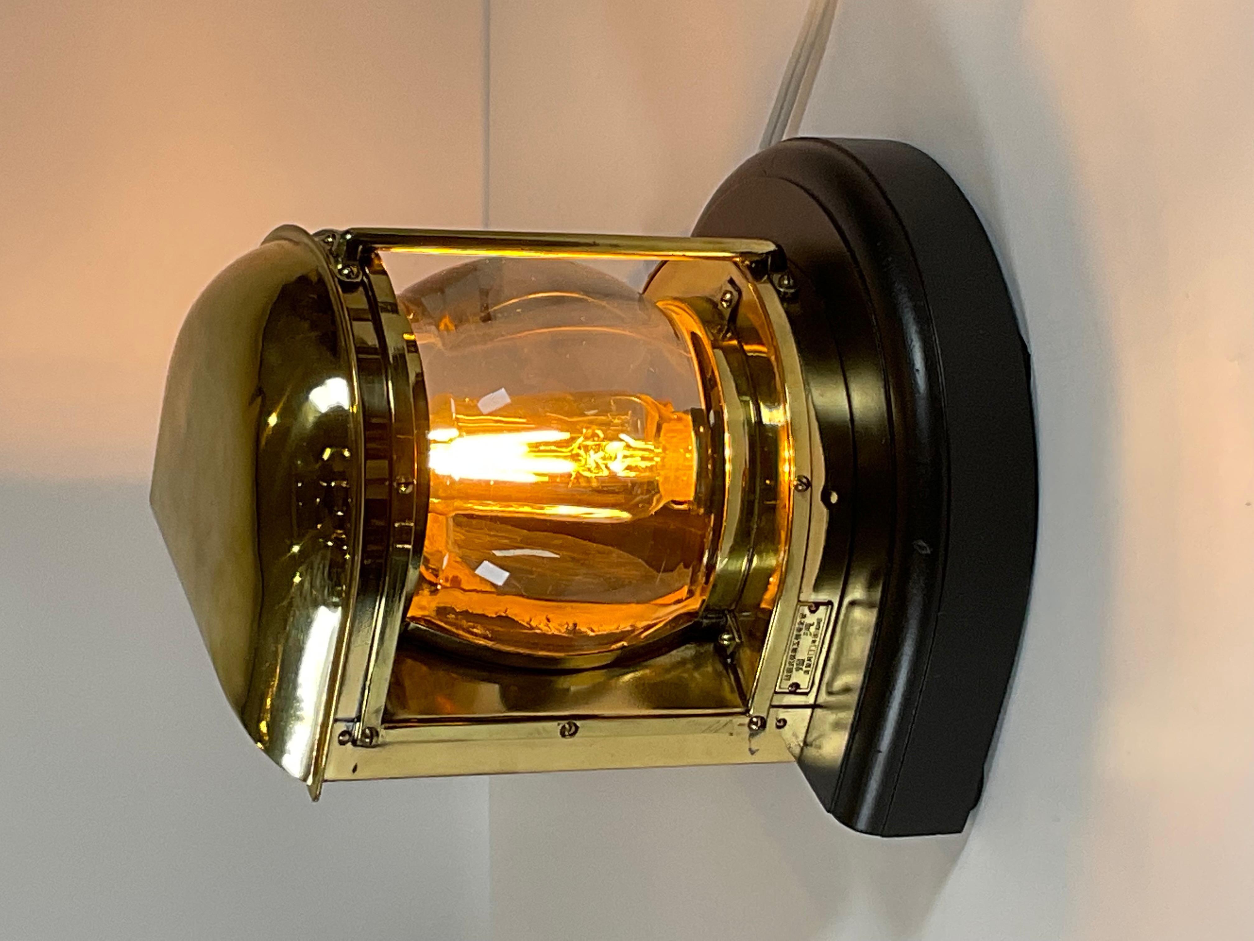 Solid Brass Masthead Yacht Lantern For Sale 3