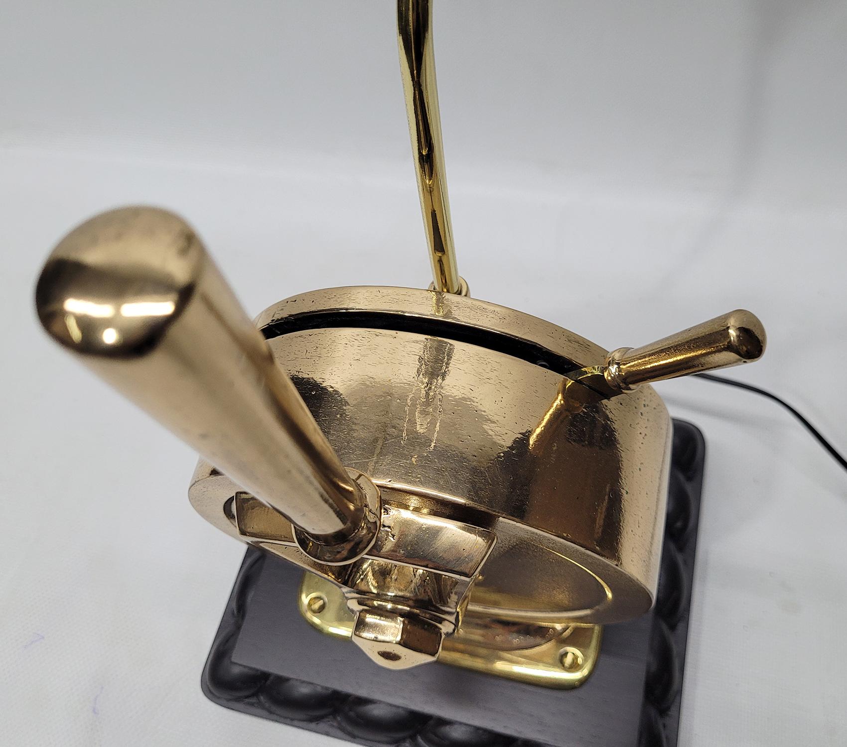 Solid Brass Motor Yacht Throttle For Sale 1