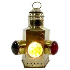 Solid Brass Nautical Bow Lantern