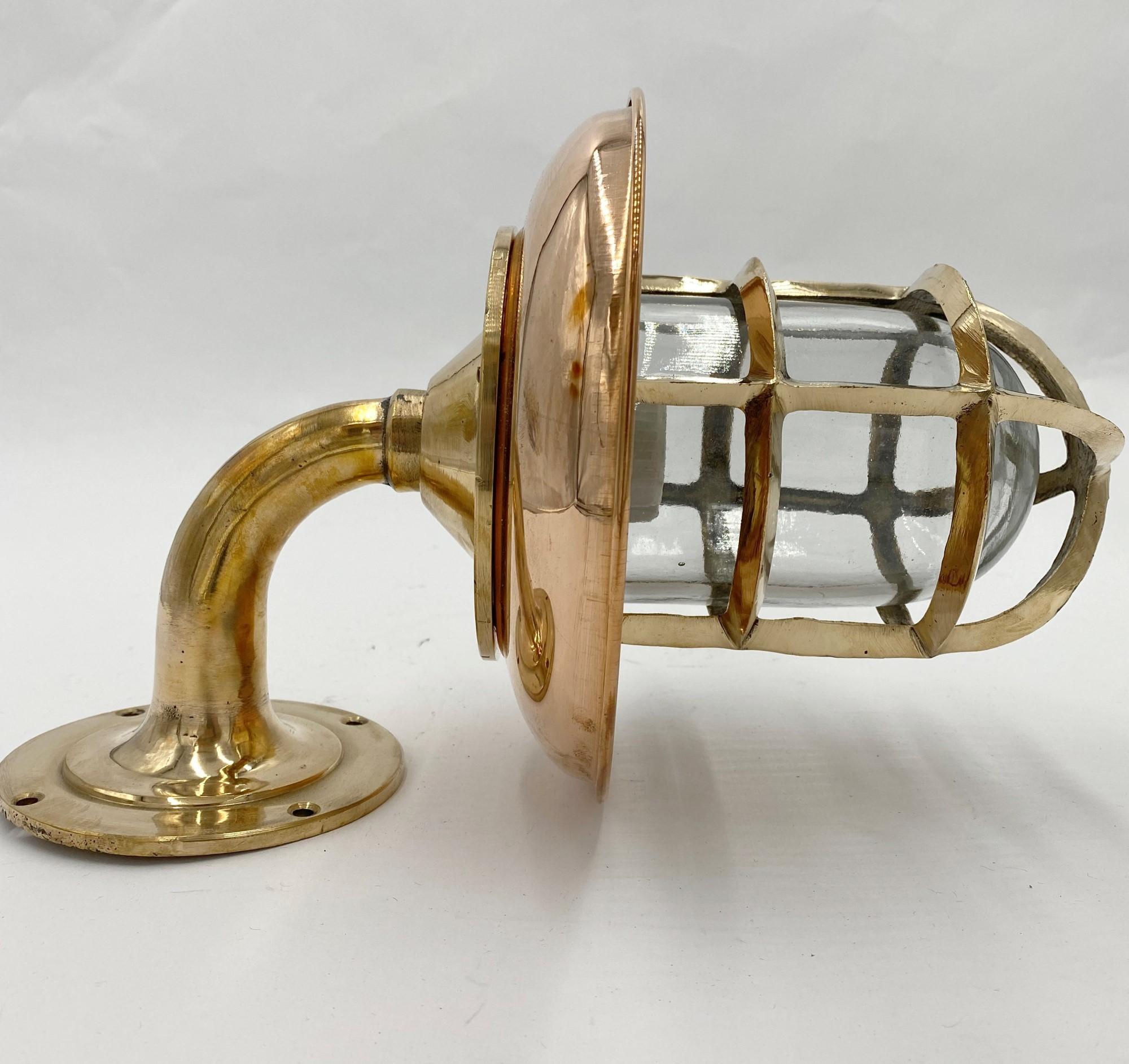 nautical brass wall sconces