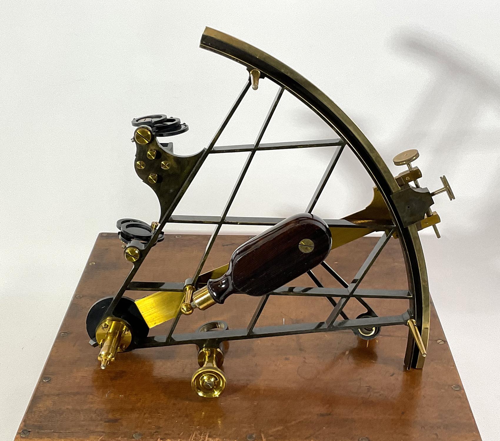 Solid Brass Navigator's Quintant Sextant 6